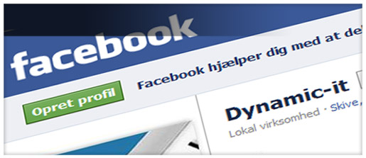 Dynamic-it udfører facebook markedsføring Hos Dynamic-it laver vi gerne din facebook markedsføring