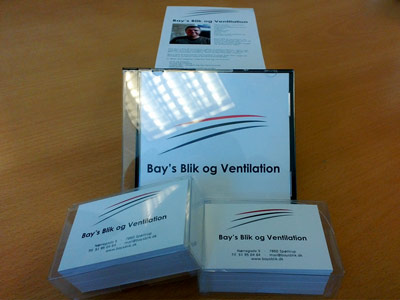 Visuel identitet til Bays Blik og Ventilation