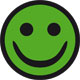 Grøn smiley